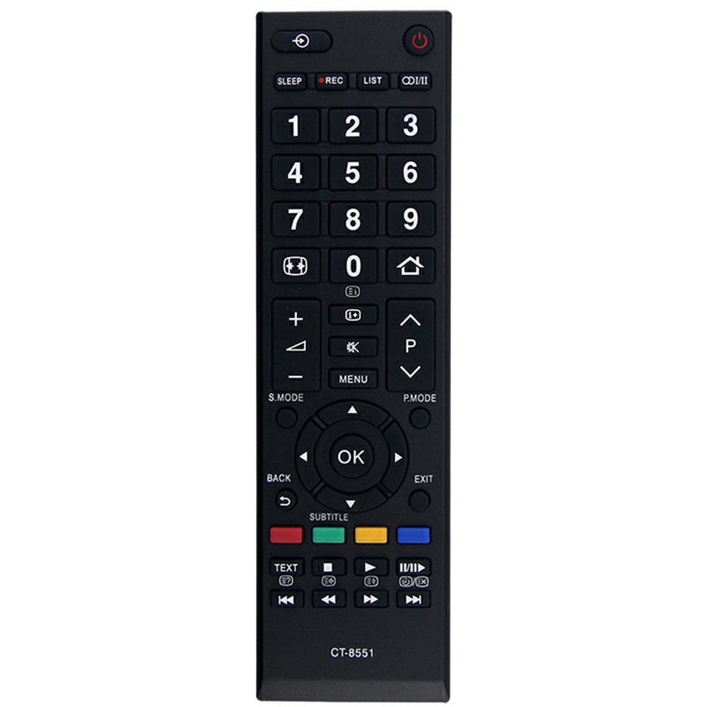 CT-8551 For Toshiba TV Ergonomic Remote Control Universal Replacement Controller