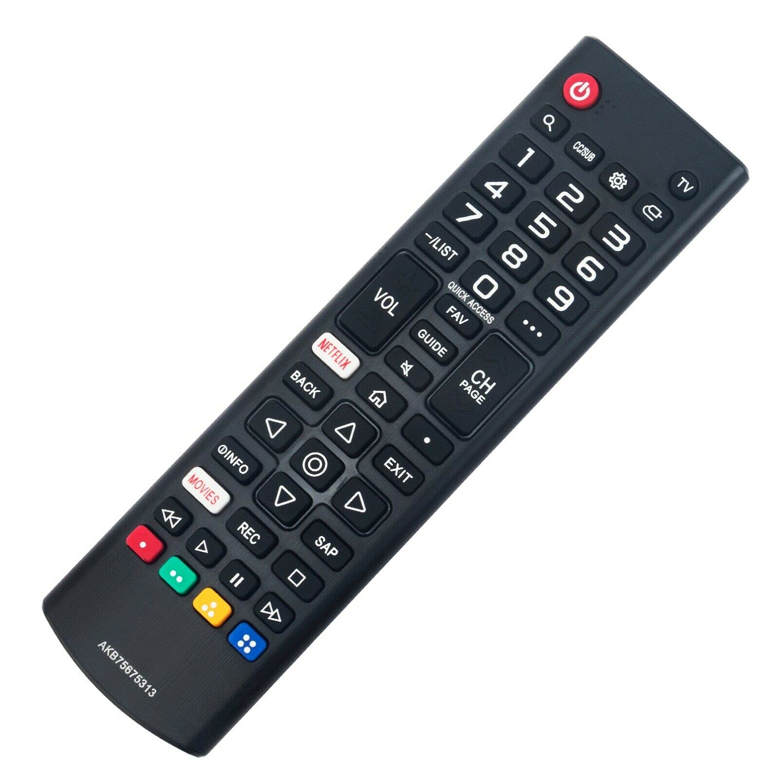 AKB75675313 For LG TV Remote Control Infrared Wireless Replacement Controller