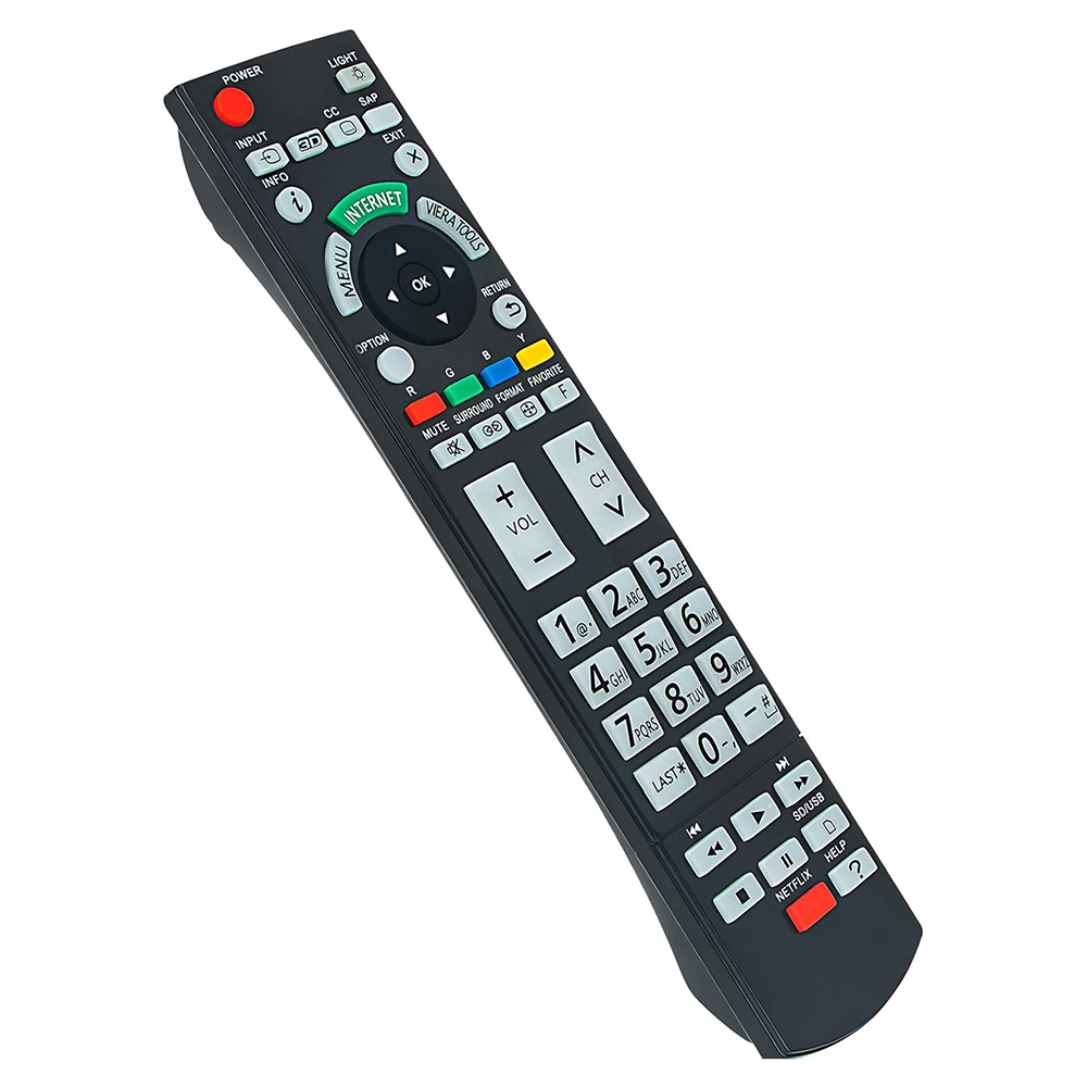 N2QAYB000777 Universal Remote for Panasonic TV Infrared Remote Control Replacement