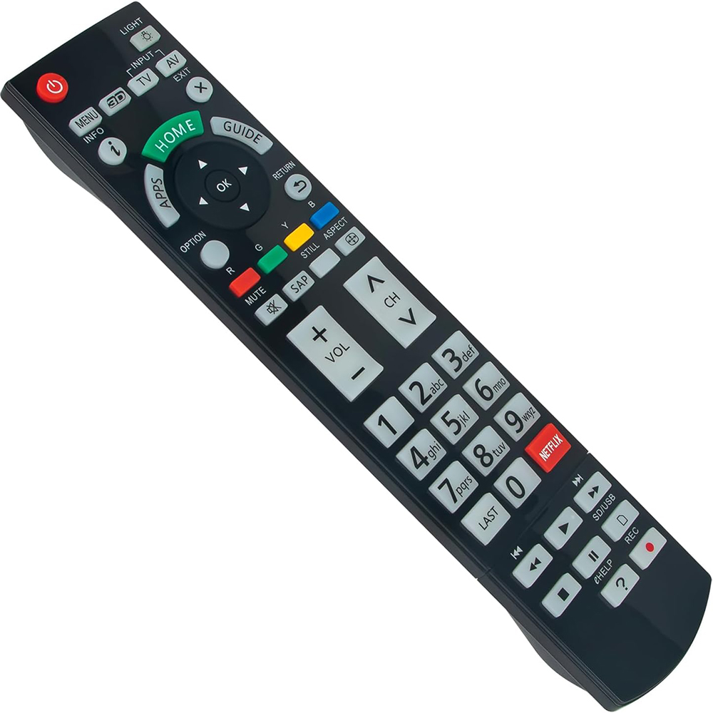 N2QAYB000932 Universal Remote Control for Panasonic TV Wireless Infrared Remote Replacement
