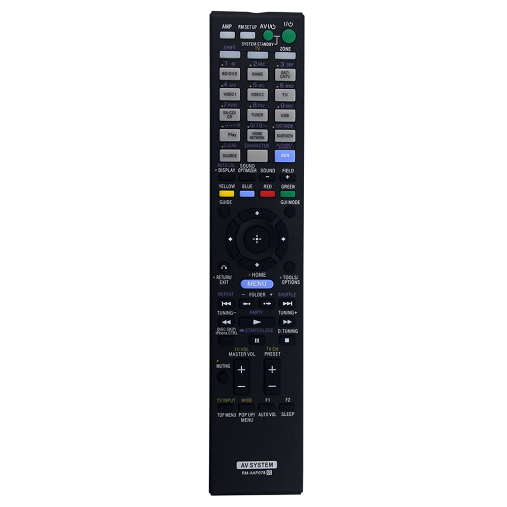RM-AAP078 For Sony DVD Amplifier Player Remote Control Infrared Replacement Controller