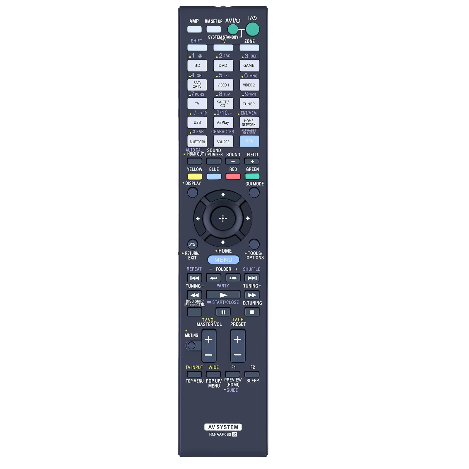 RM-AAP080 For Sony DVD Amplifier Player Remote Control Infrared Replacement Controller
