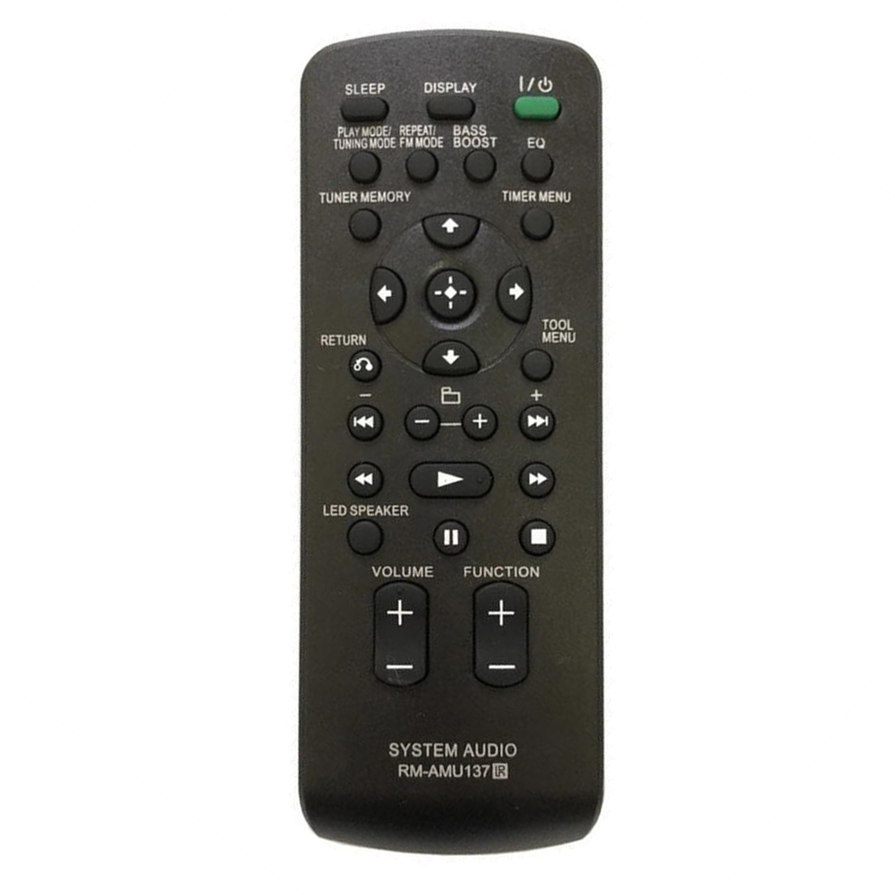 RM-AMU137 For Sony Audio System Remote Control 10m Range Replacement Infrared Controller