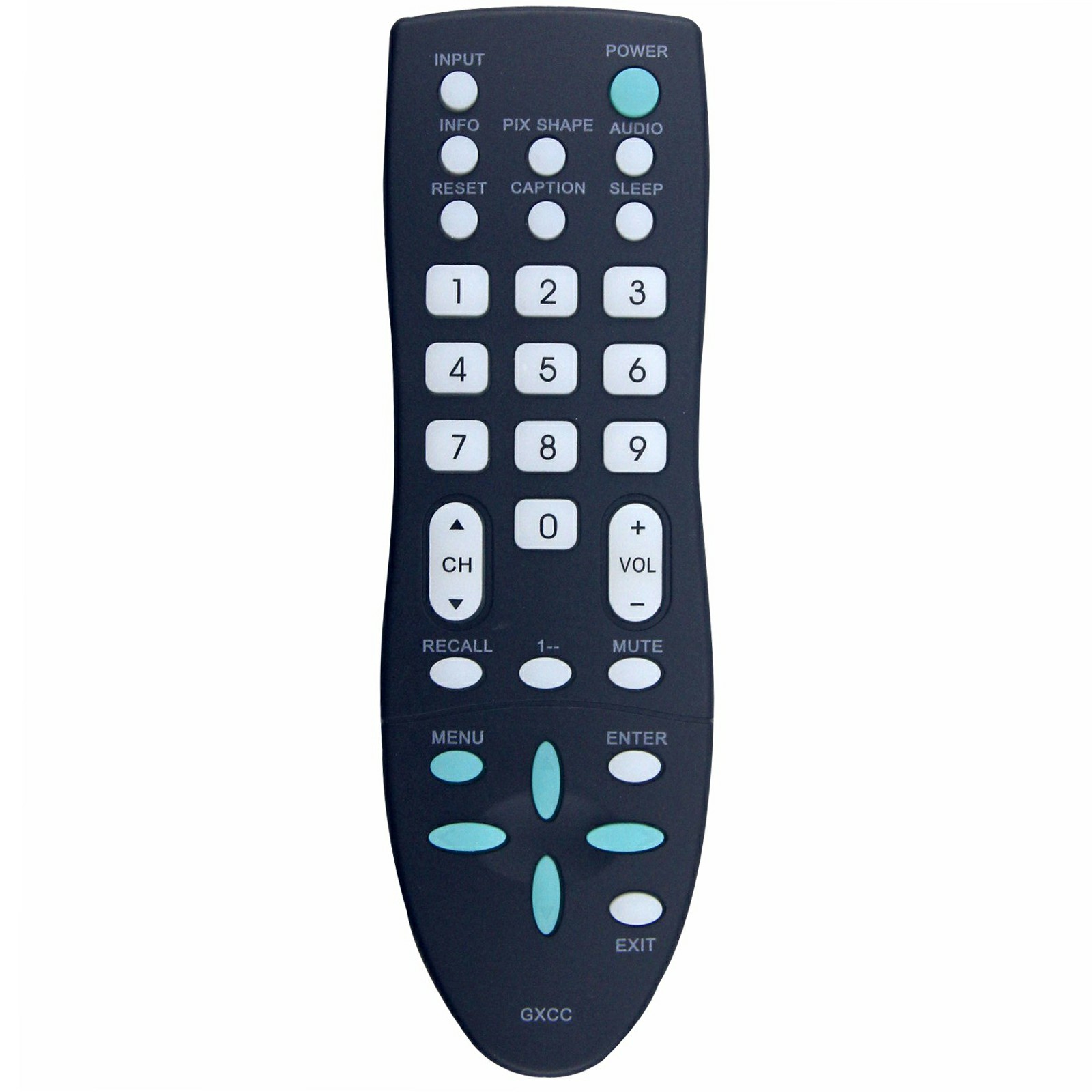 GXCC For Sanyo TV Remote Control Infrared Replacement Support 10m Range