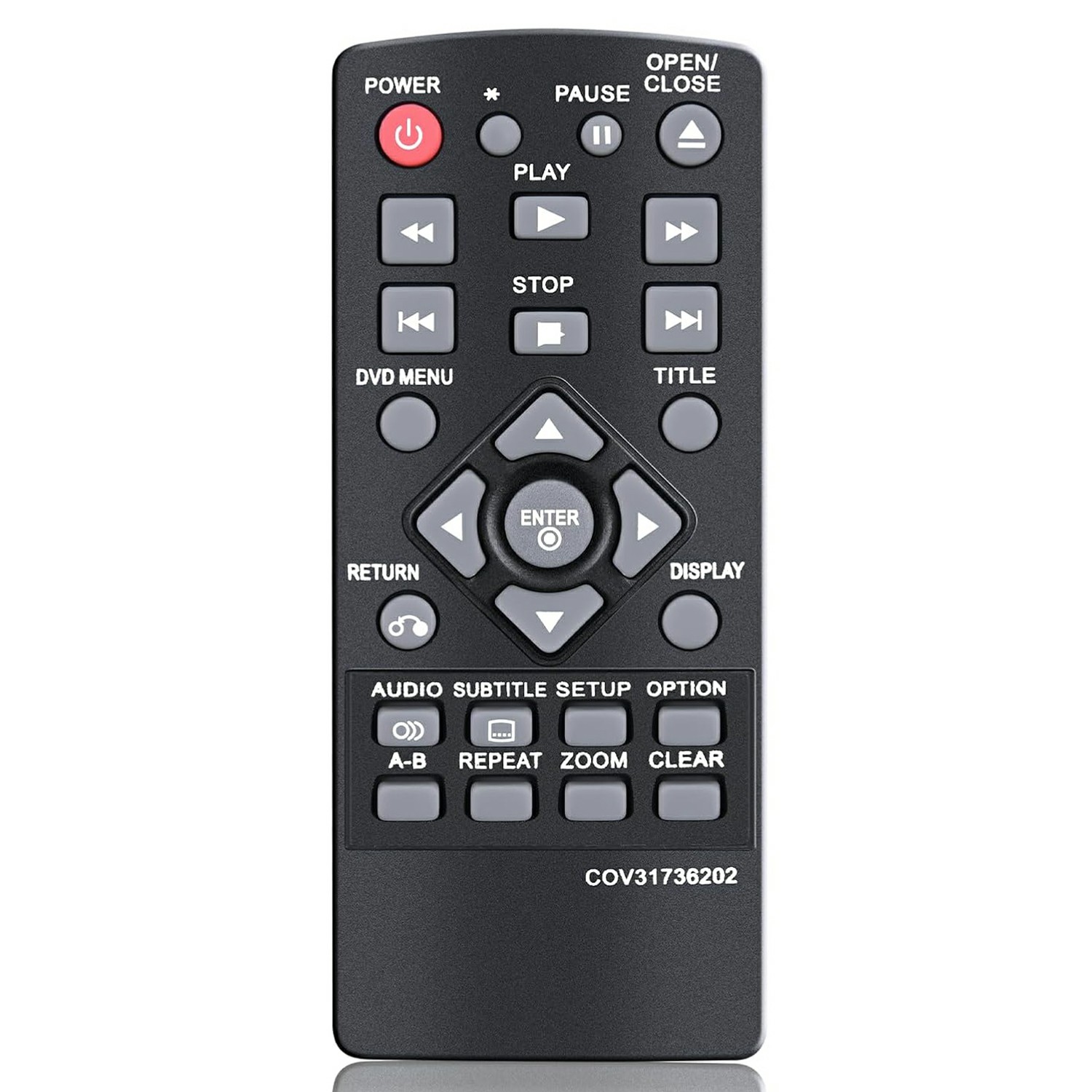 COV31736202 For LG DVD Player IR Remote Control Ergonomic Infrared Replacement Controller