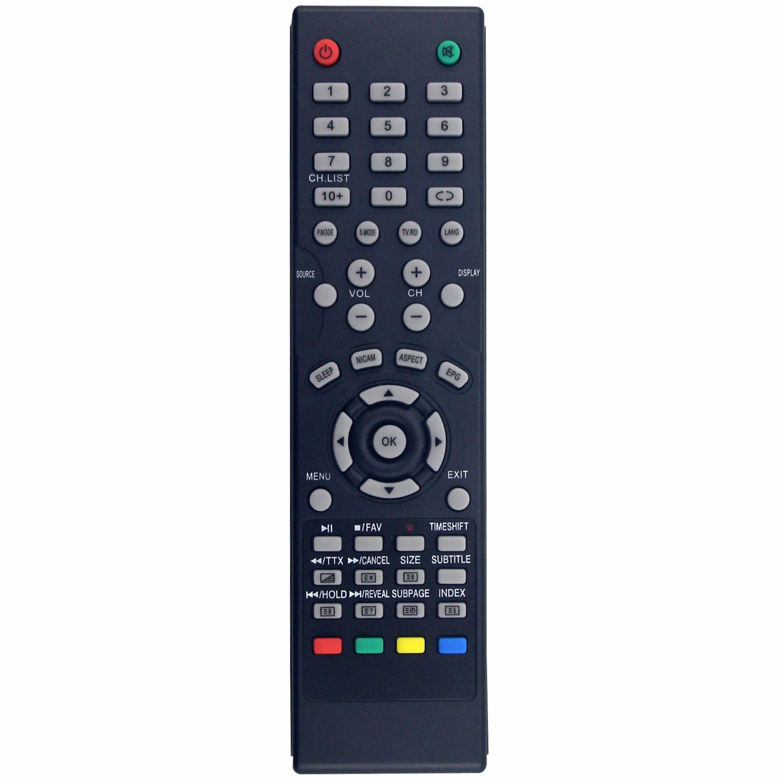 SE32HY01UK for SEIKI TV Remote Control Replacement Infrared Transmission 10m Range