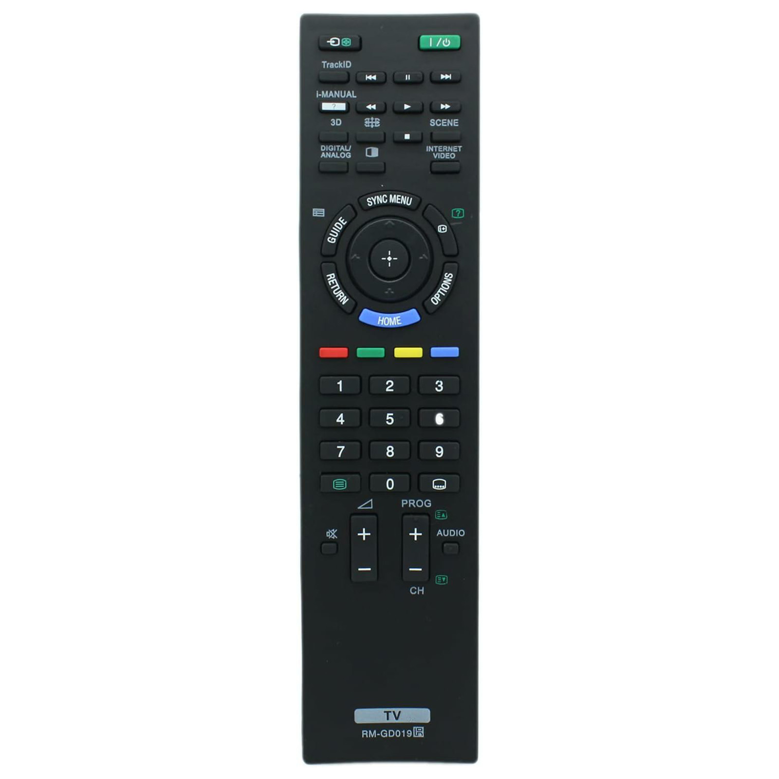 RM-GD019 For Sony TV Remote Control Battery Operated Infrared Replacement Controller
