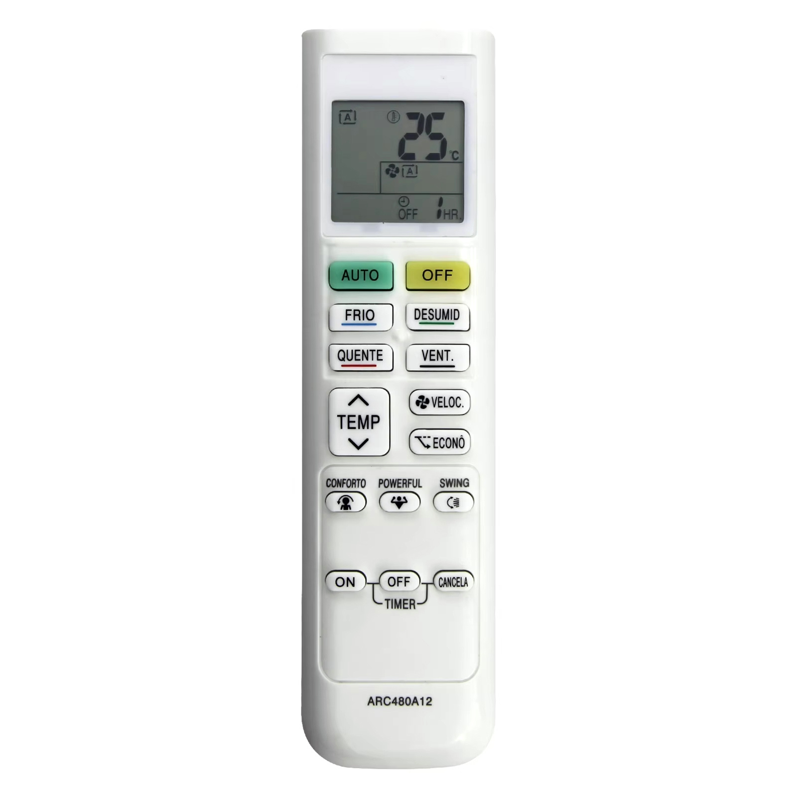 ARC480A12 For Daikin Air Conditioner ABS 10m Infrared Remote Control Ergonomic Infrared Controller