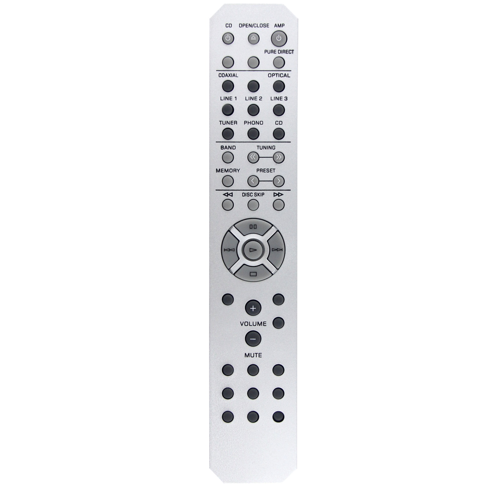 RAS13 For Yamaha Sound Receiver Infrared Remote Control Battery Operated Replacement Controller