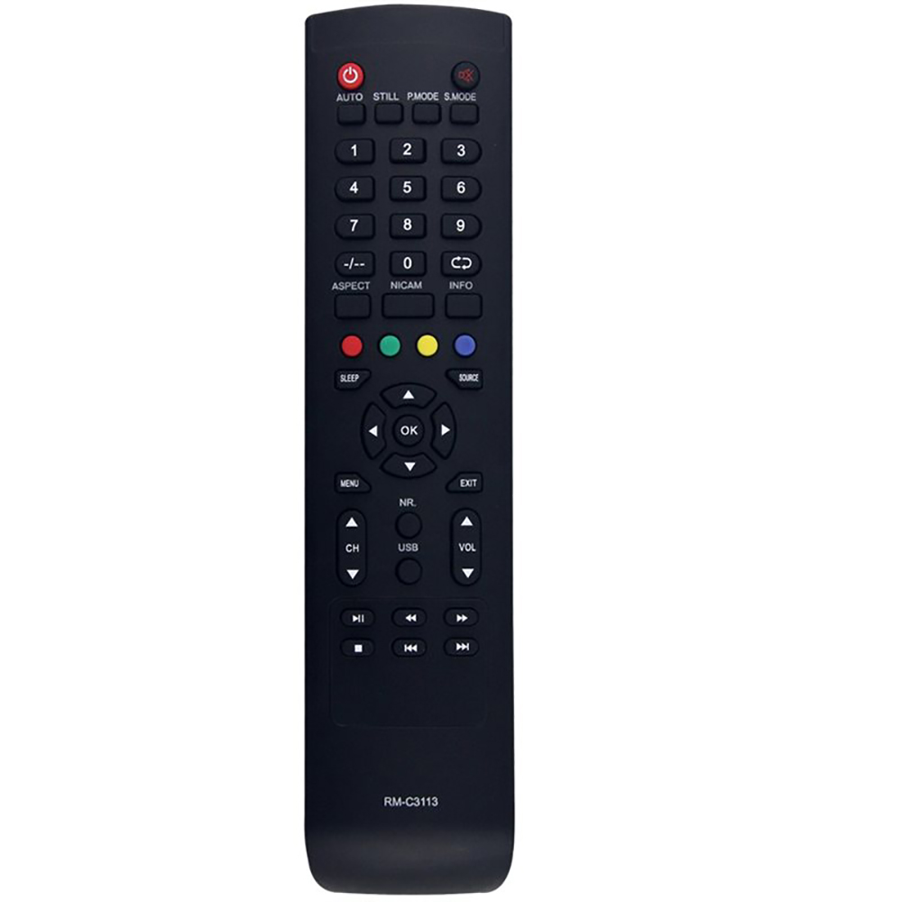 RM-C3113 For JVC TV Infrared Remote Control Direct Use Plug and Play Controller - Black