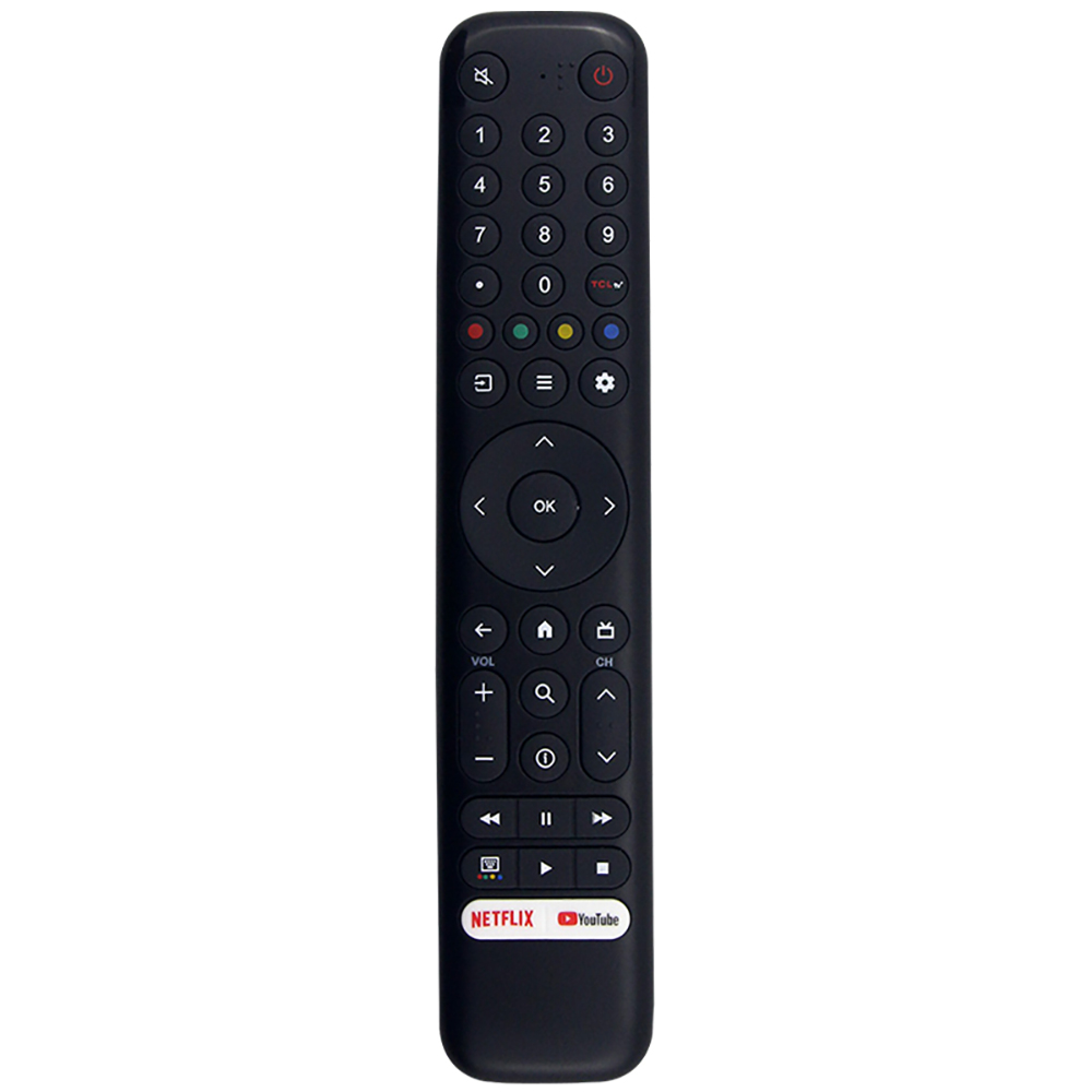 RC716 CMI3 For TCL TV Infrared Remote Control Universal Smart TV Controller Replacement - Black
