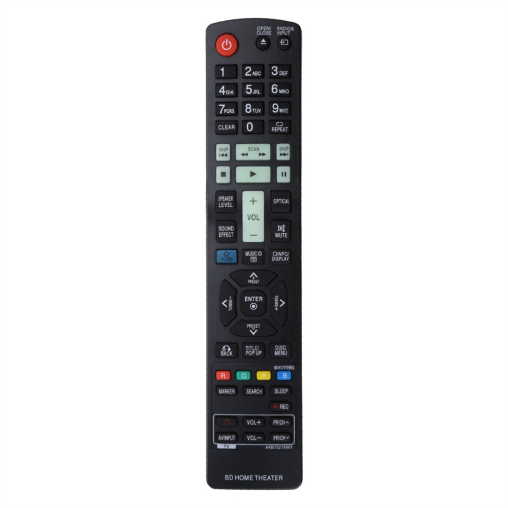 AKB73275501 Remote Control for LG Blu-ray DVD Player Ergonomic Design IR Infrared Controller Replacement