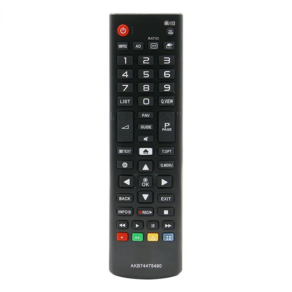 AKB74475490 Remote Control for LG TV Infrared Ergonomic Wireless Replacement Handheld IR Controller