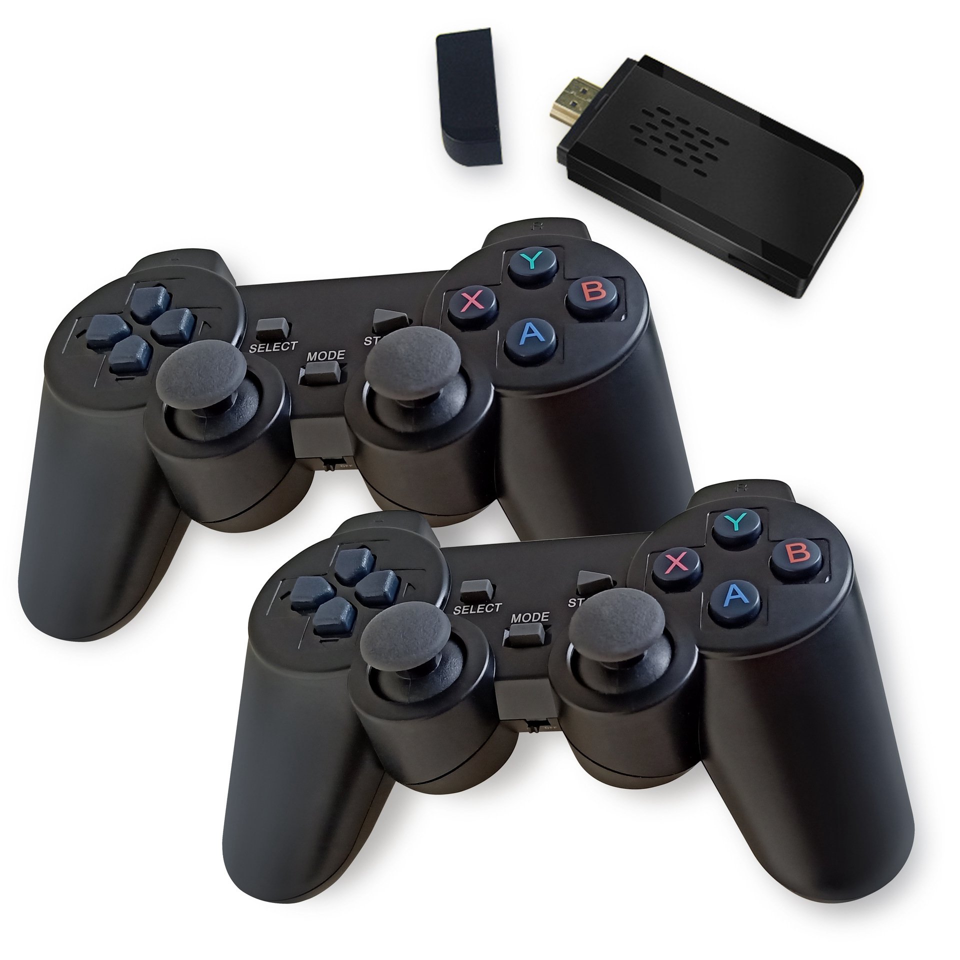 

M8UB-66 Wireless Game Console Stick 2 Controllers TV Gamer Built-in 10,000+ Games Short Version 32G