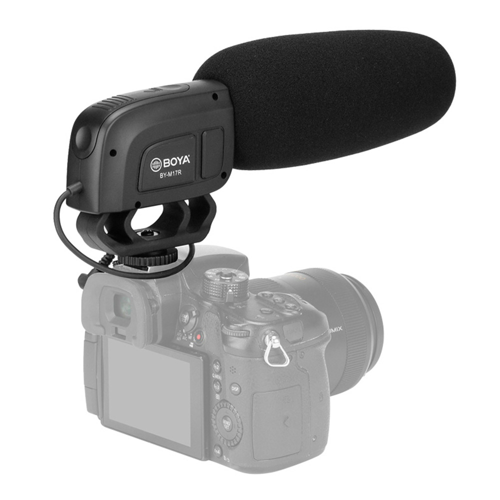 

Boya By-m17r-kondensatormikrofon Für DSLR Camera Vlog Video Recording Mic Mit 1 / 4 "adapter
