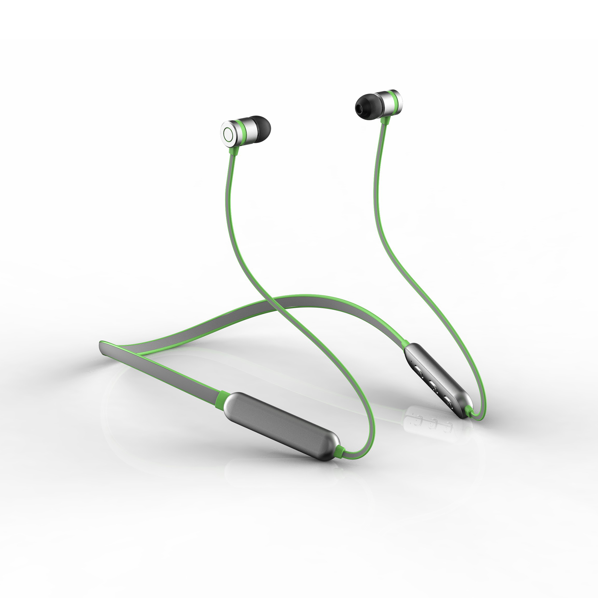

Amorus Howing Hee Bluetooth 5.0 Наушники Спортивные В Ушные Вырезы - Серый / Зеленый, iPhone 12 mini