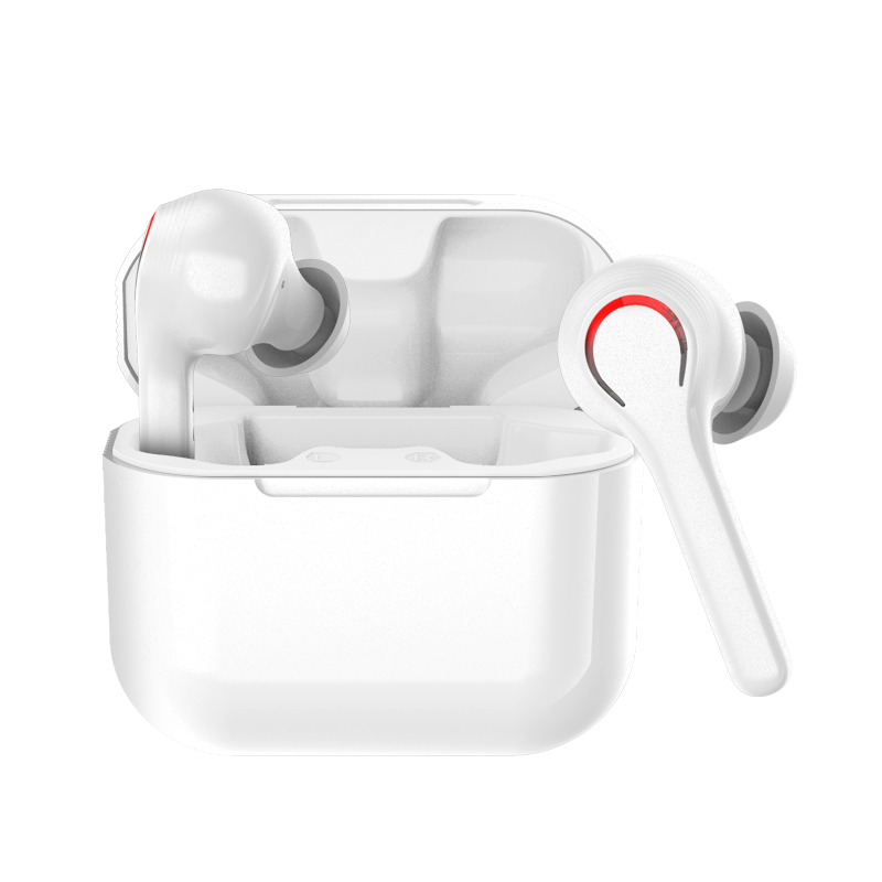 

A6 Bluetooth Wireless Earphone Headset Headphone with Charging Case - White, Universal