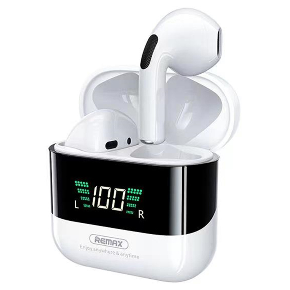 REMAX TWS-10Plus Digital Display True Wireless Stereo Bluetooth-compatible Earbuds - Low Latency, Smart Touch Control