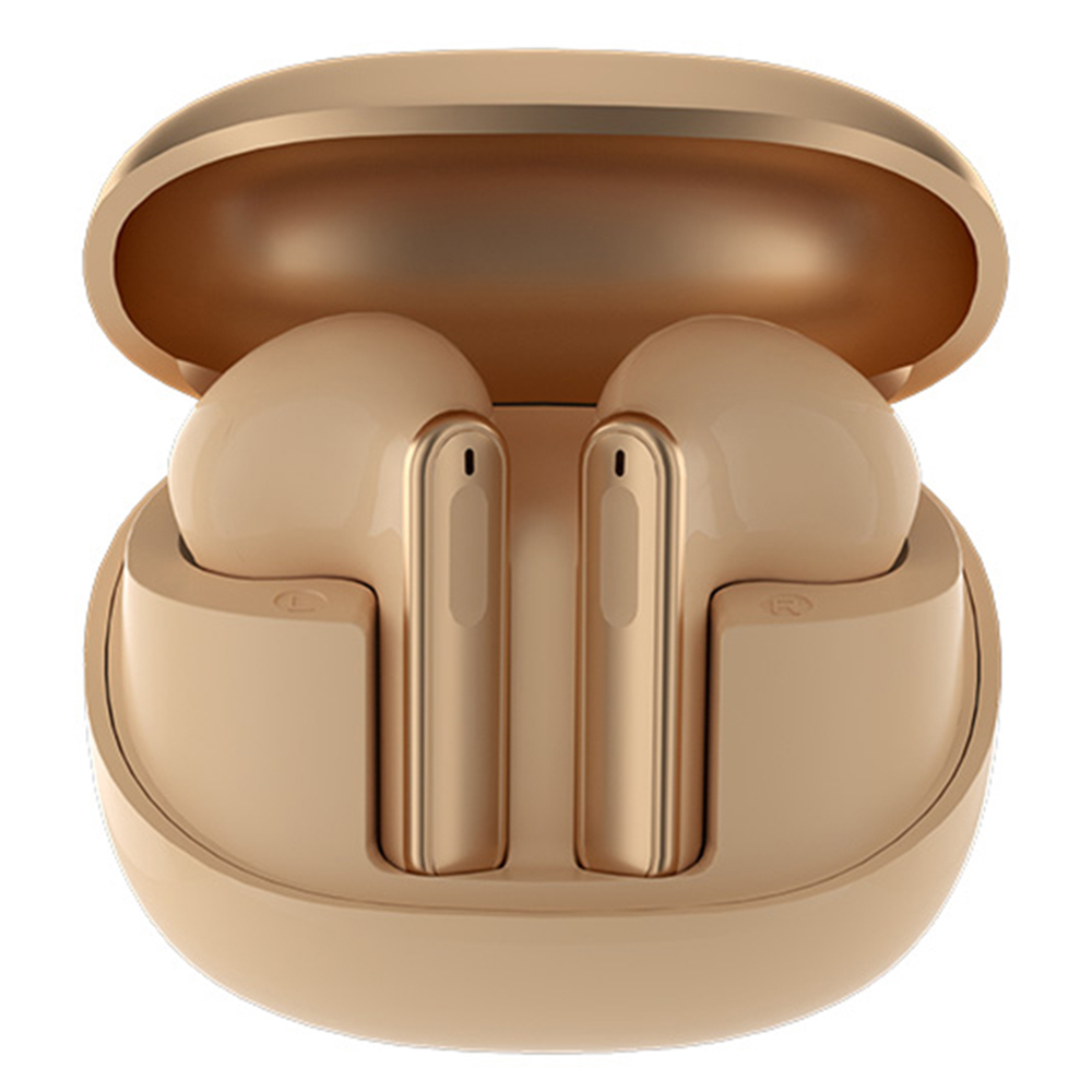 A33 Noise Reduction Bluetooth-compatible Headset Wireless Gaming Headphone TWS Earphone - Gold