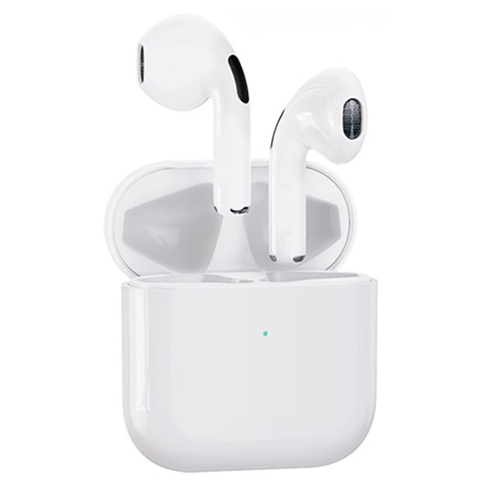 Pro4 TWS Bluetooth Earphone Noise Reduction Call Wireless Music Headset - White