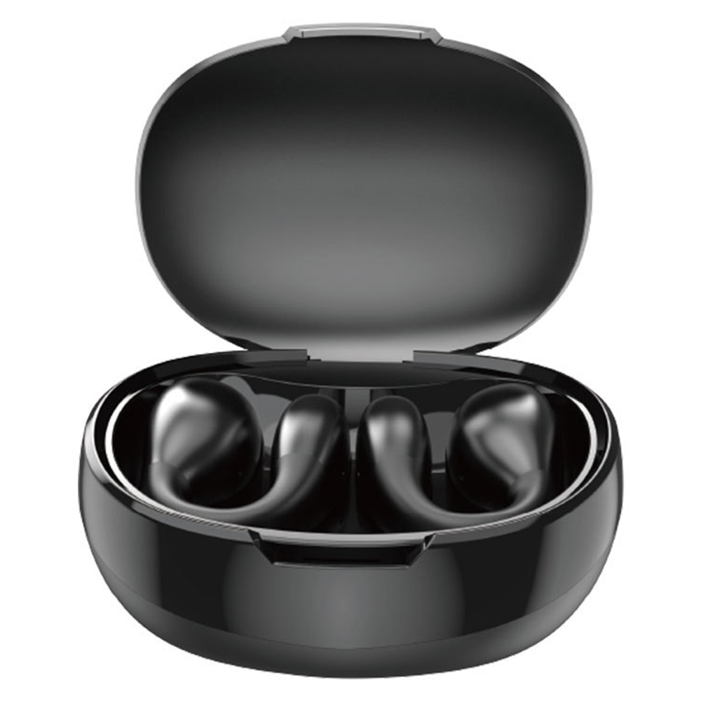 DUDAO U17 Ear Clip Bluetooth-compatible Earphone Bone Conduction Wireless Stereo Music Headset - Black
