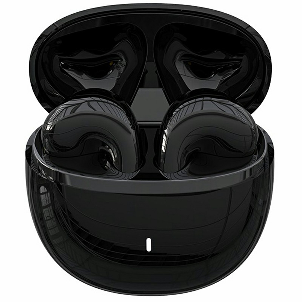 V350 Wireless Bluetooth-Compatible Earphone HiFi Sound Quality Touch Control Music Gaming Headset - Black