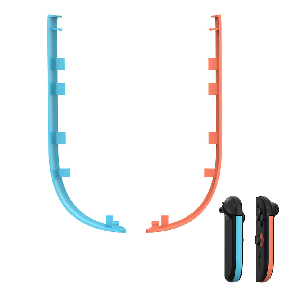 For Nintendo Switch 2 Left and Right Joy-Con Controller Decorative Strips Gaming Accessories - Blue+Red