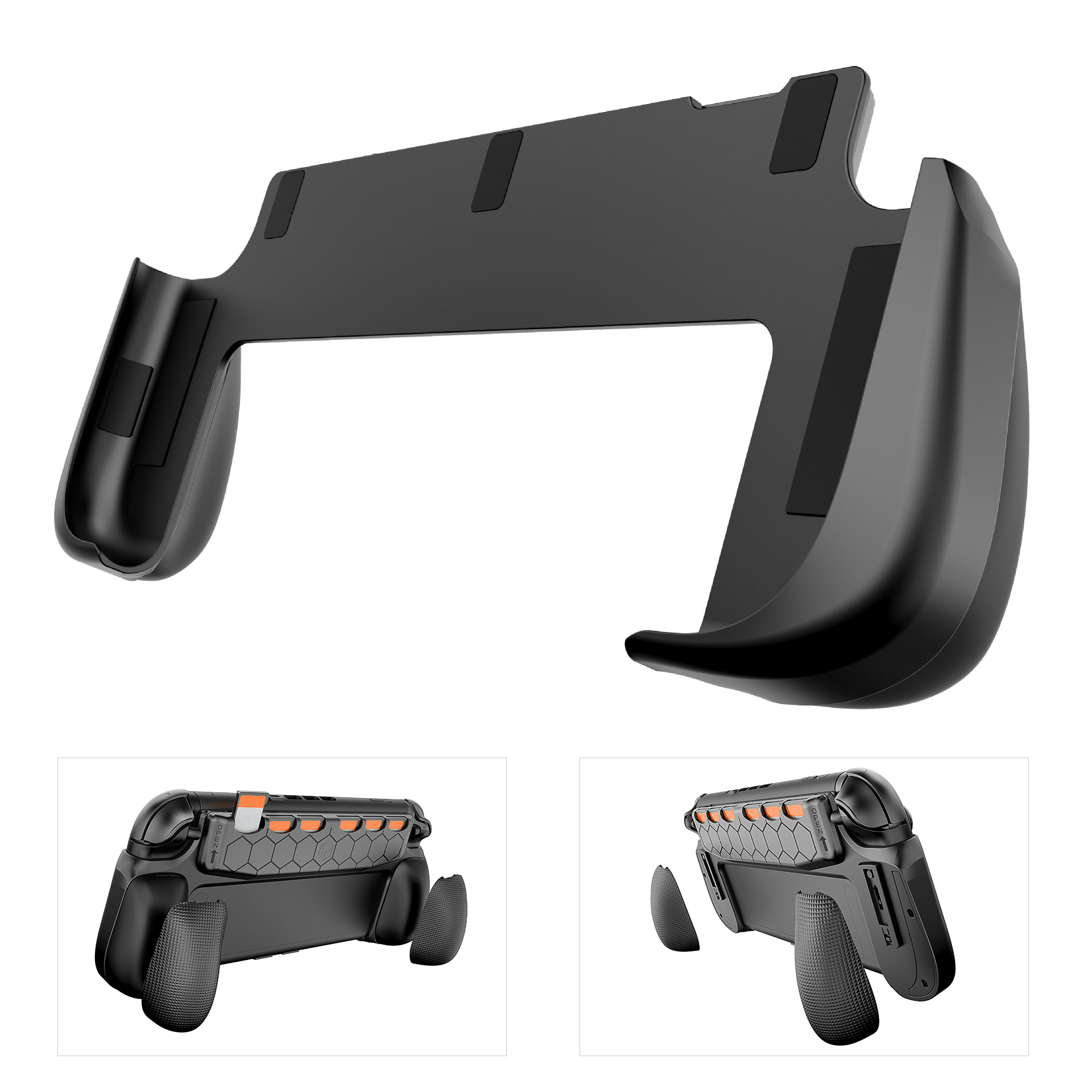 For Nintendo Switch 2 Grip Case Soft TPE Integrated Game Controller Protective Cover Game Card Storage Design