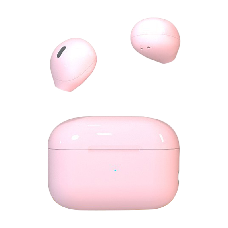 X6 CVC Noise Cancelling Bluetooth-compatible Semi-in-ear Earbuds Low Latency Wireless Sleeping Headphones - Pink
