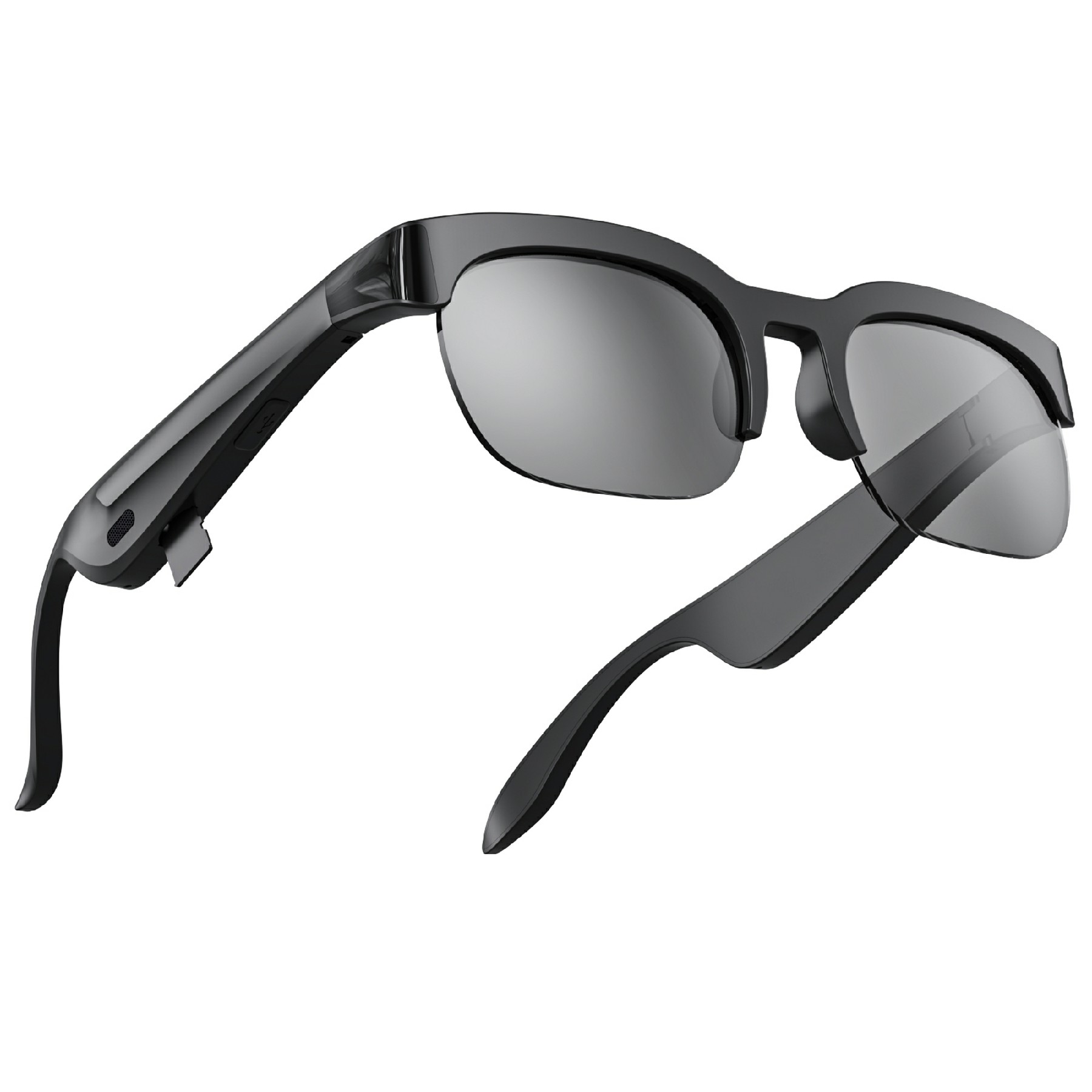 Bluetooth-compatible 6.0 Smart Glasses XG90 AI Translation Sunglasses Memory Card Music Eyeglasses for Travel