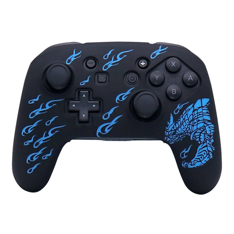 

Für Nintendo Switch Pro-controller Anti-skid Soft Silicon Case Gamepad-schutzabdeckung - Blau