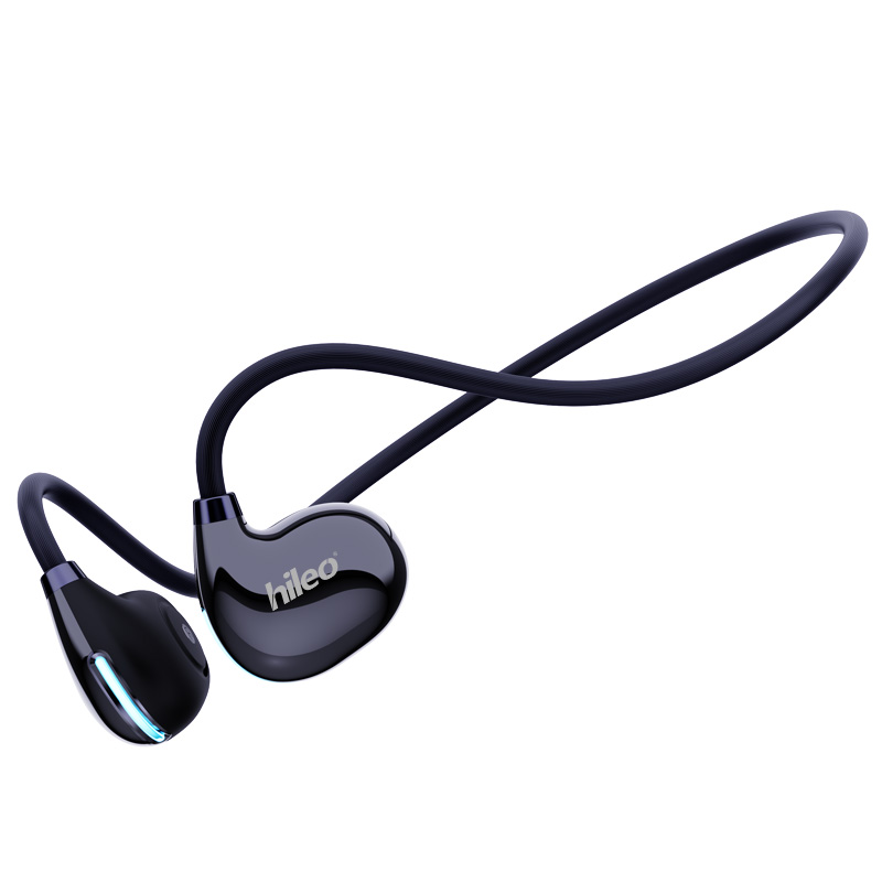 

Hilo Hi73 Open-Ear Directional Air Leiter Sport Bluetooth Headset Mit Kühlem Nachtleichter HD Call Leichter Schmerzloser Kopfhörer - Schwarz