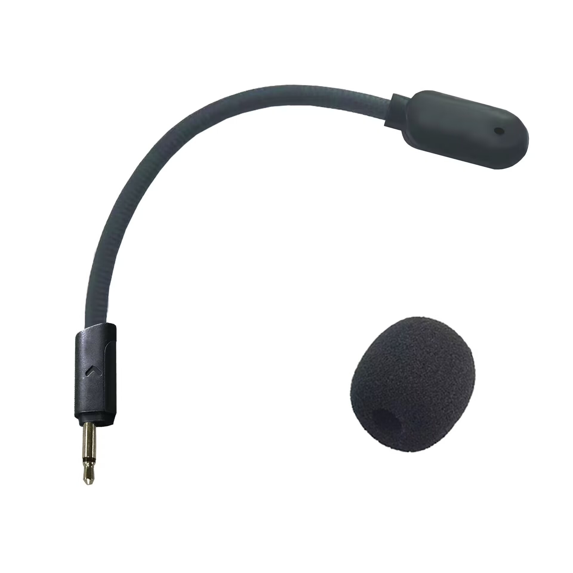 Replacement Microphone for JBL Quantum 100 / Quantum 350 / Quantum 360 / Quantum 400 Gaming Headset Noise Cancelling Boom Mic with 2.5mm Plug - Black