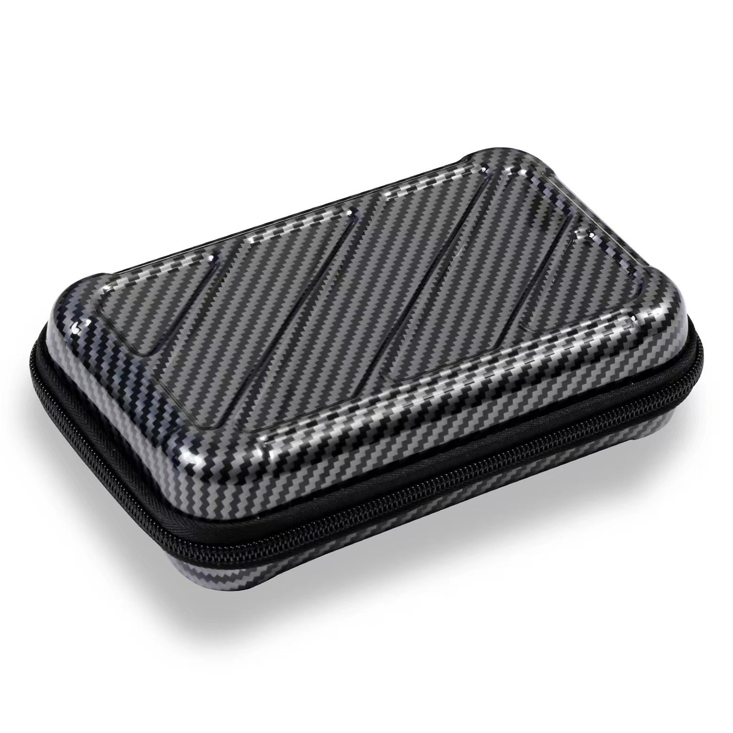 

GH1827 -tasche Für Nintendo 3DS Hard Eva Traging Case Game Console Festplatte Reisebasche - Kohlefasertextur