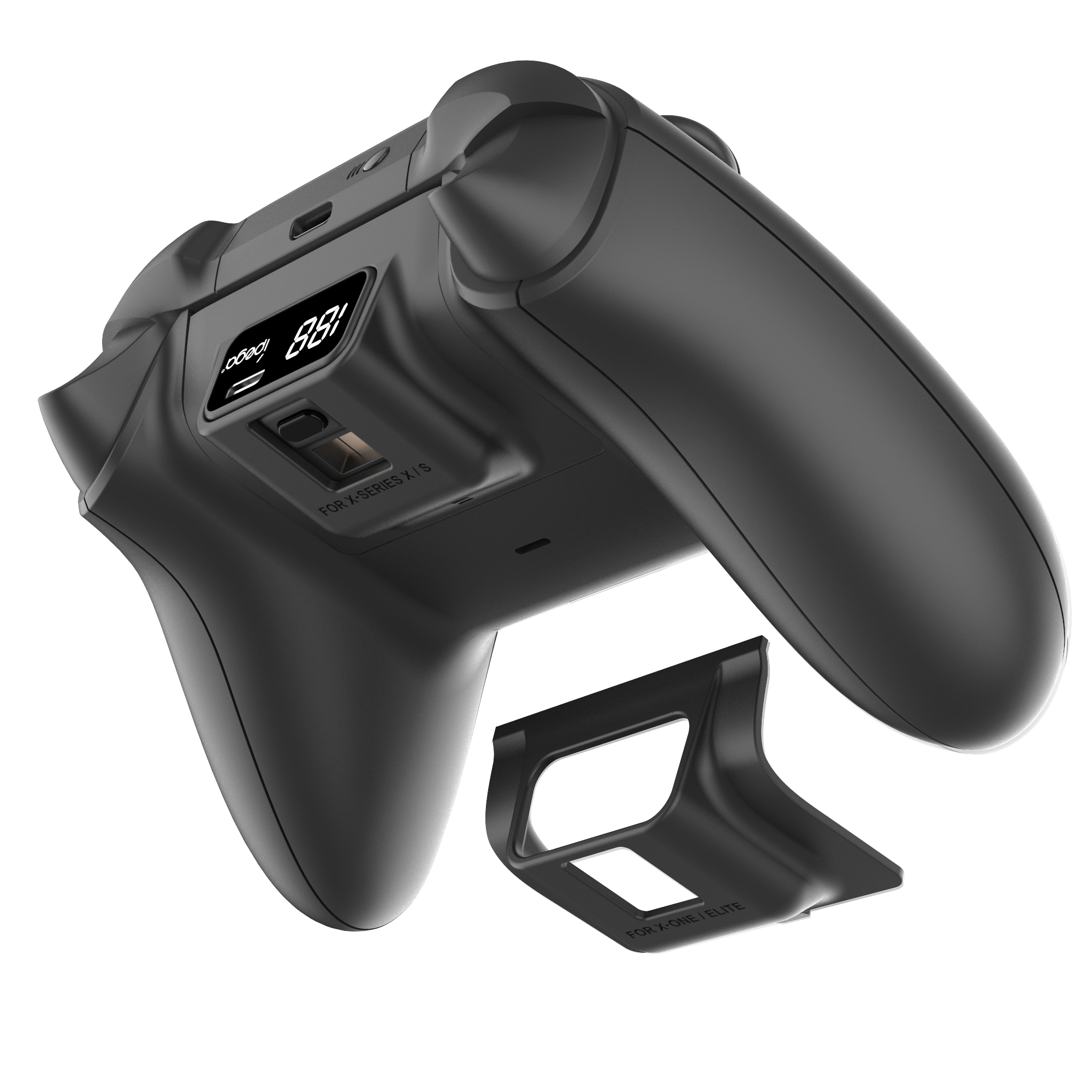IPEGA PG-XBX030 1350mAh Battery Pack for Xbox Series S / X / Xbox One S / X Game Controller with Digital Display - Black
