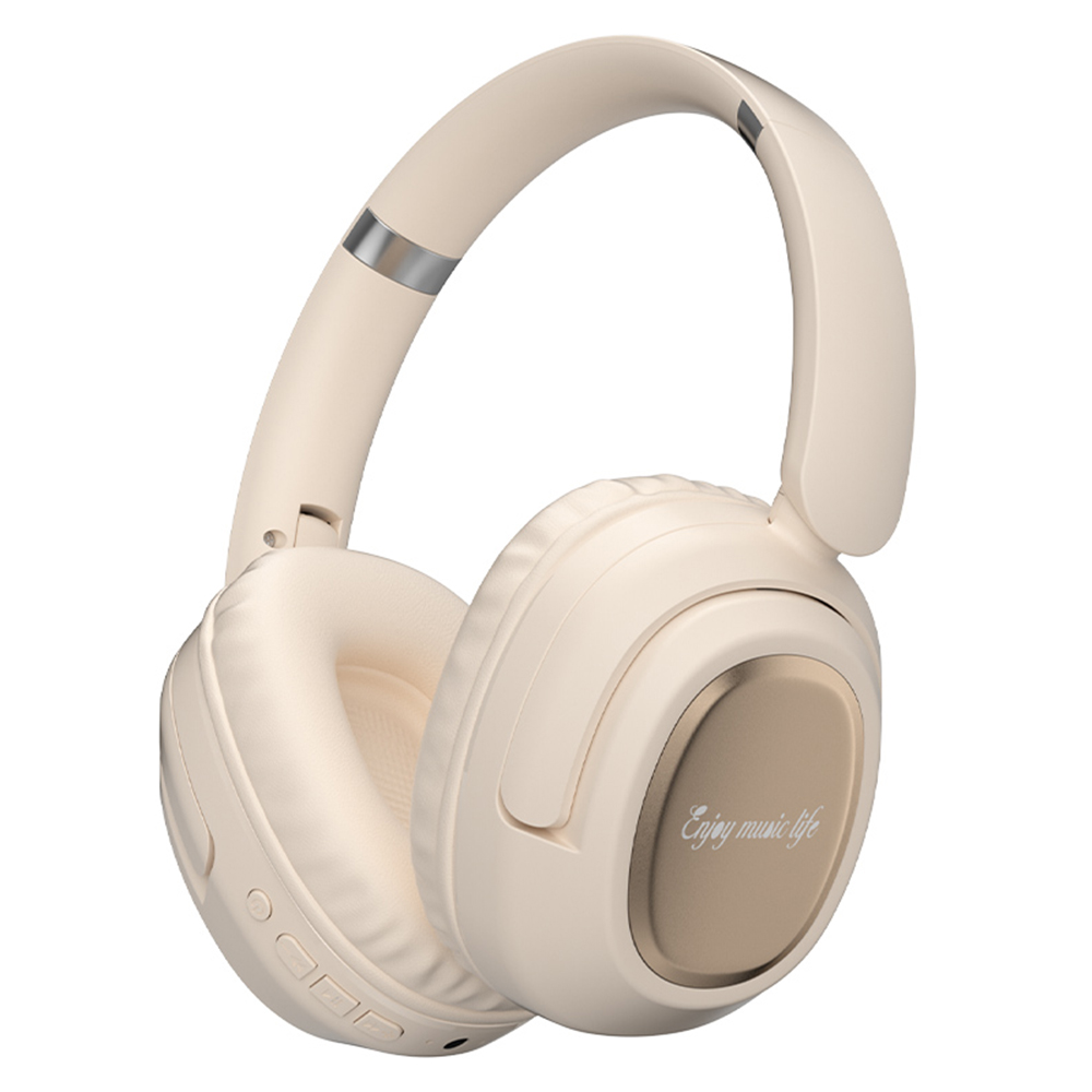 BH900 Gaming Wireless Bluetooth-compatible Headphones Hi-Fi Stereo In-Ear Noise Cancelling 40MM Driver Headset - Khaki