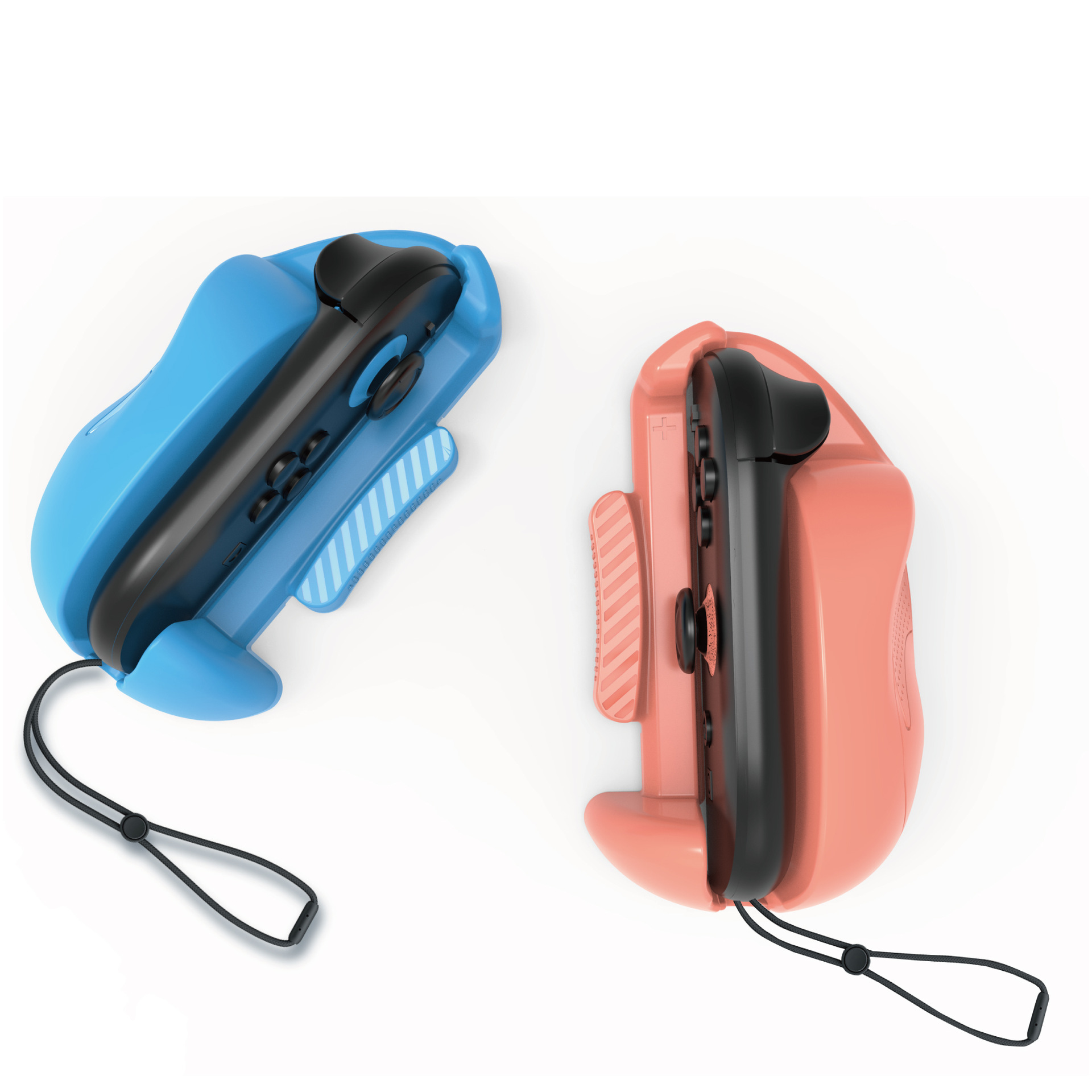 PGTECH GP-391 2Pcs For Nintendo Switch 2 Joy-Con Controller Holder Mini Mouse Converter Stand - Blue+Red