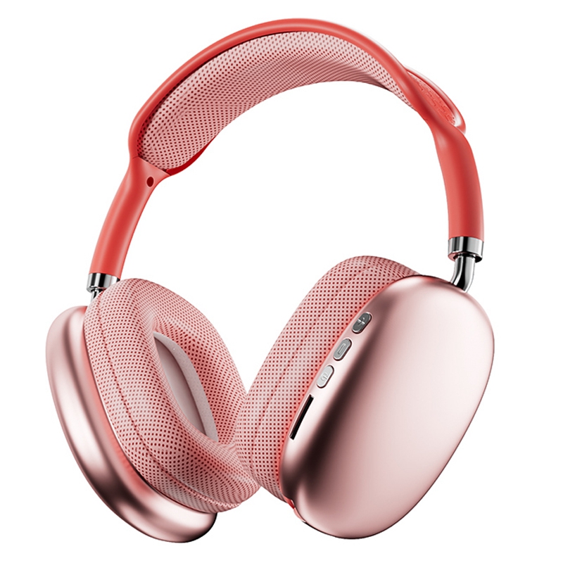 

P9 PROMAX 2.4G Wireless Bluetooth Headphone Over-Ear Music Earphone HiFi Stereo Sound Comfortable Cotton Earmuff Headset (Type-C) - Red
