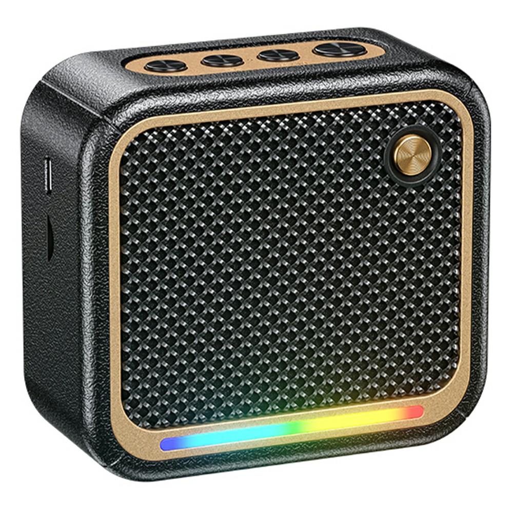 WEKOME WD-06 Jazz Portable Bluetooth-compatible Speaker RGB Lighting Full Range Loudspeaker - Black