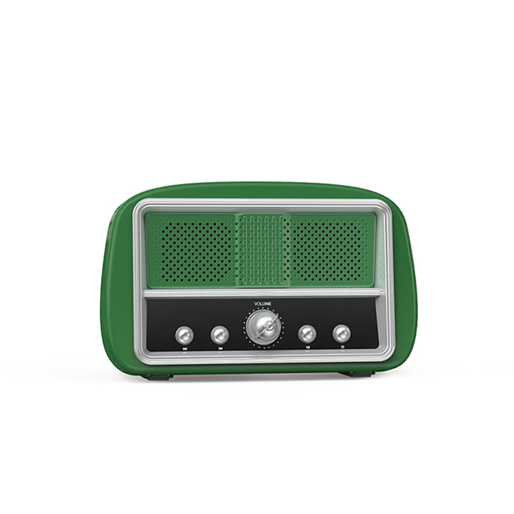 

HM13 Retro Mini TV Wireless Bluetooth Stereo Speaker Subwoofer Music Player - Green, iPhone 12 mini