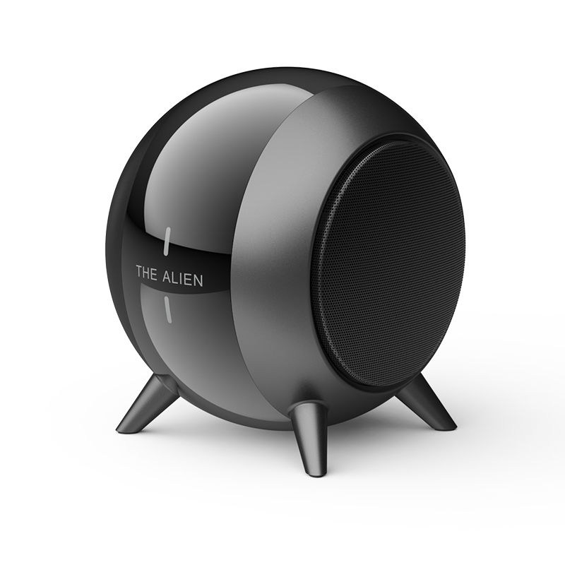 

Vi-1 Wireless Bluetooth Speaker Mini Metal TWS HiFi Stereo Sound FM Radio Loudspeaker - Black, iPhone 12 mini
