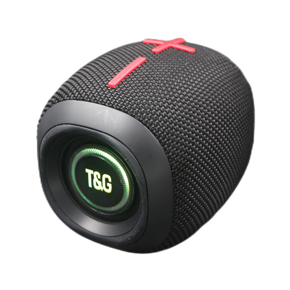 

t & g TG389 Outdoor Bluetooth -lautsprecher IPX5 Wasserdichte Dual -eq -audio -modus TWS Soundbox - Schwarz