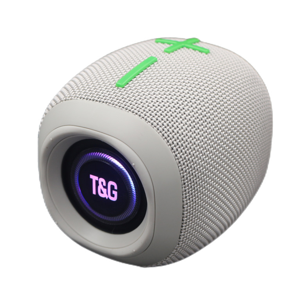 

t & g TG389 Outdoor Bluetooth -lautsprecher IPX5 Wasserdichte Dual -eq -audio -modus TWS Soundbox - Grau