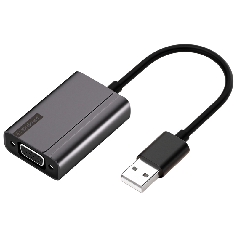 

1080p USB An VGA Adapterkabel Externer Konverter Für Desktop-PC-Laptop-Monitorprojektor