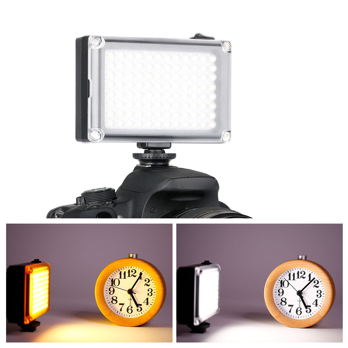 

Ulanzi 96 LED Video Light Dimmbare Bi-far-far-far-far-temperatur-fototemperatur Für Youtube Live-streaming