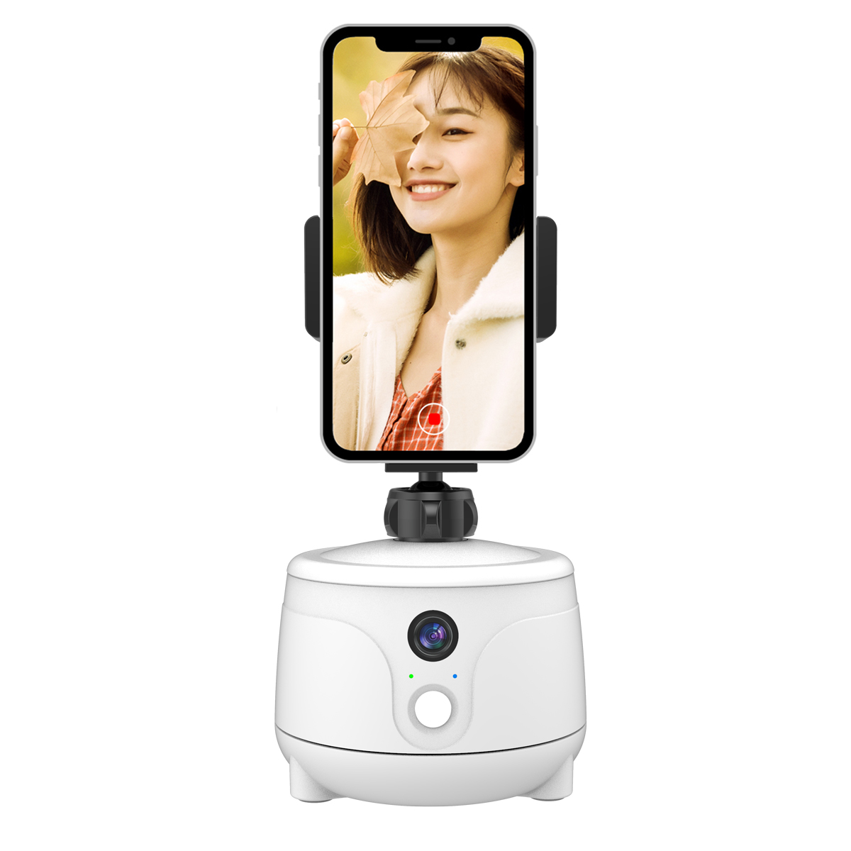 

Y8 360 Grad Rotation Smart ai Gimbal Face Tracking -kamera -mobilfunkhalter Ständer - Weiß