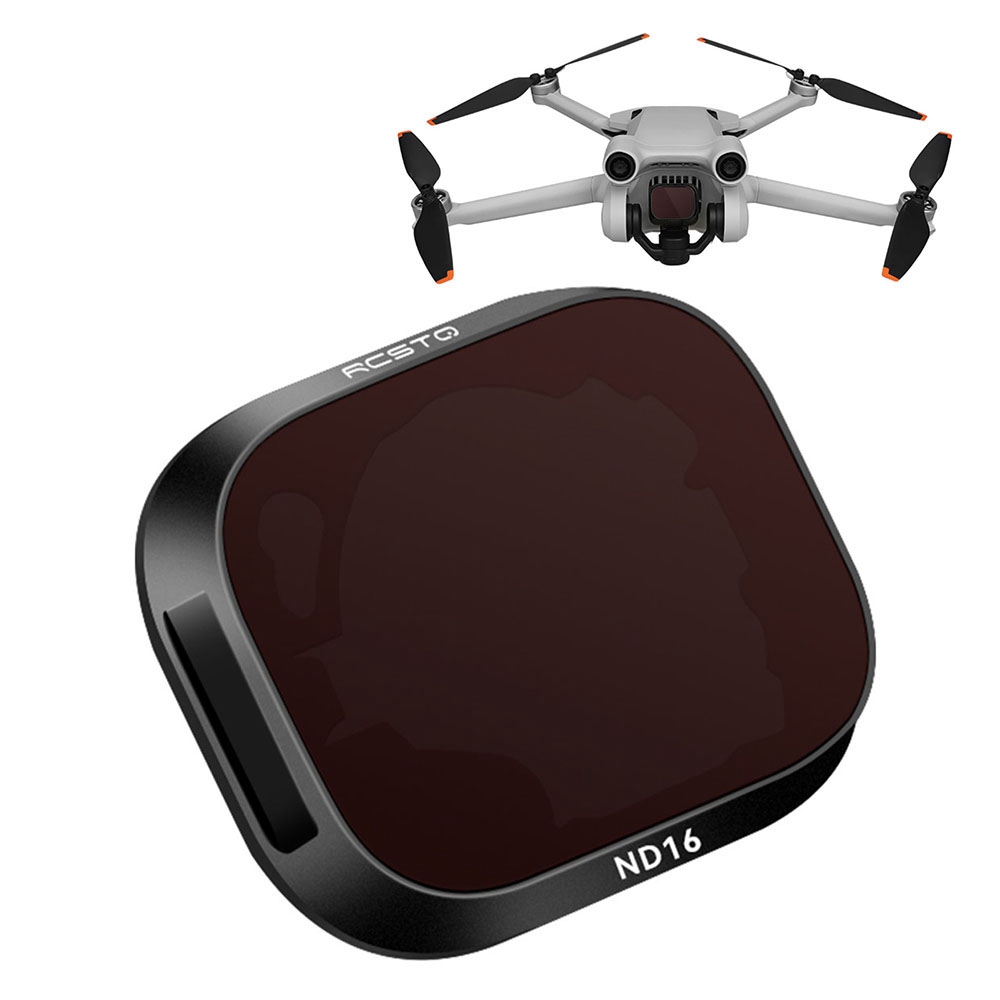 

RCSTQ Für DJI Mini 3 Pro Aluminium -legierung+glas ND Filter ND8 ND16 ND32 ND64 RC -zubehör - ND16