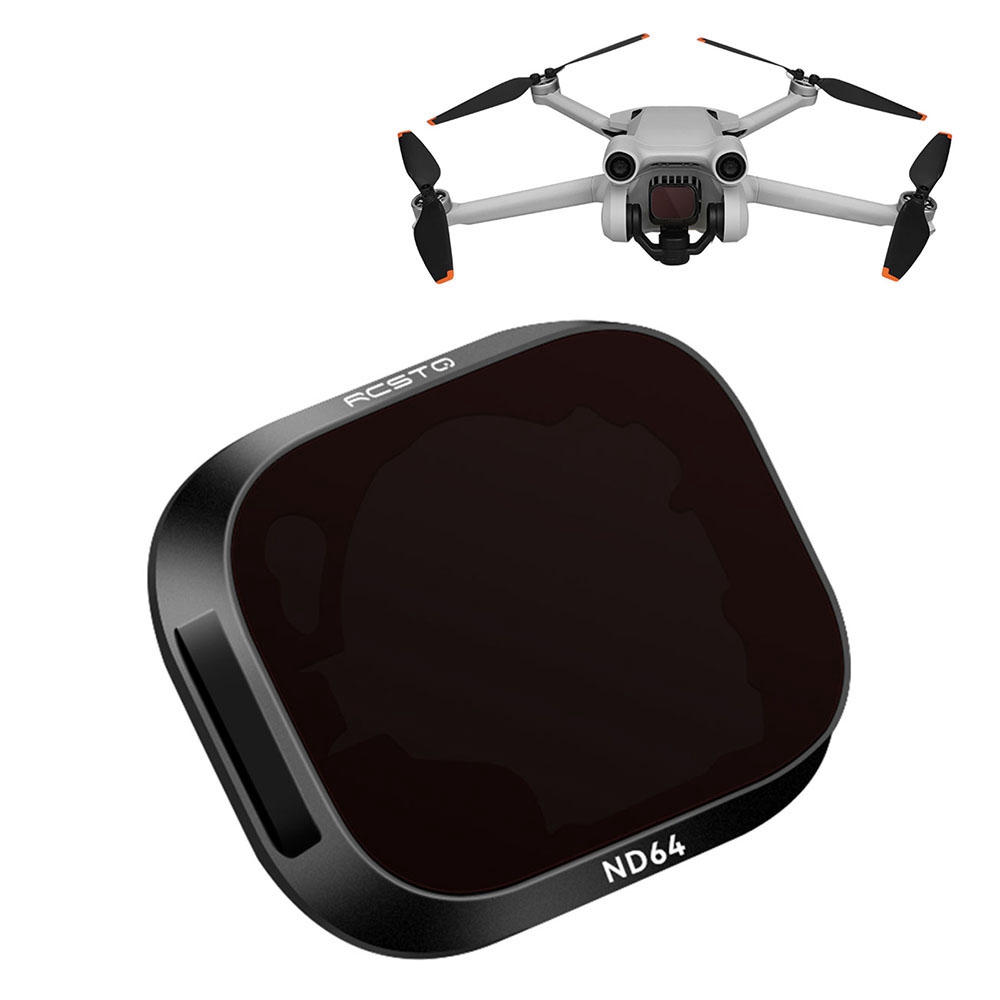 

RCSTQ Für DJI Mini 3 Pro Aluminium -legierung+glas ND Filter ND8 ND16 ND32 ND64 RC -zubehör - ND64