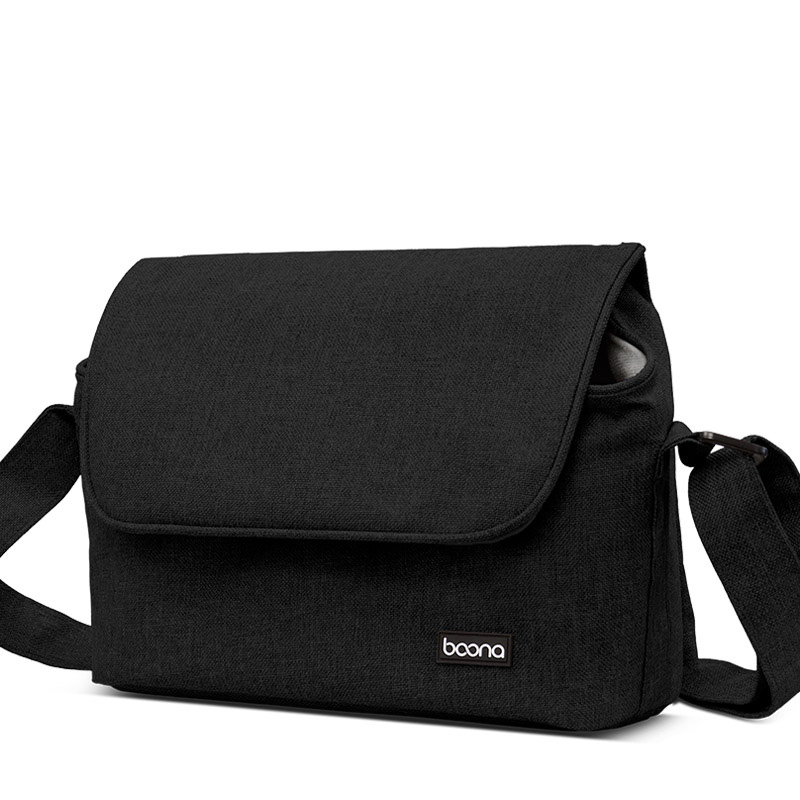 

Baona Sac à Bandoulière Crossbodyband Bag Quality Grand Boîtier de Sac D'appareil Photo Numérique - le Noir