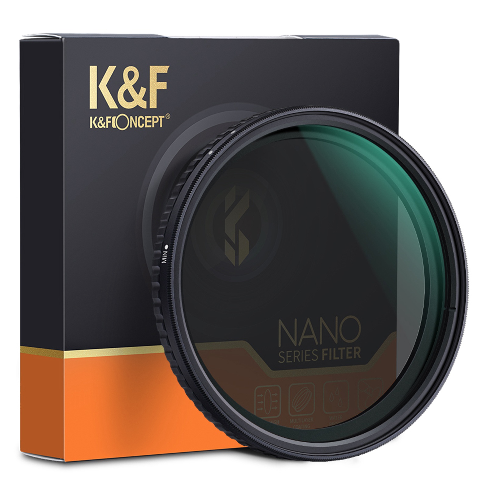

k & F-konzept KF01.1330 82mm Variable Nd-filter ND8-ND128 Hd-filter Für Kameraobjektiv